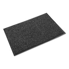 Cross-Over Indoor/Outdoor Wiper/Scraper Mat, Olefin/Poly, 48 x 72, Gray