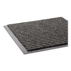 Needle Rib Wipe and Scrape Mat, Polypropylene, 36 x 120, Gray