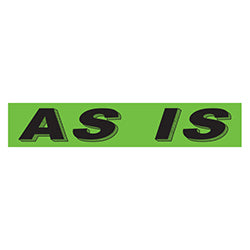 Flourescent Green & Black Slogan - As Is 12 / PK