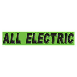 Flourescent Green & Black Slogan - All Electric - Qty. 12 12 / PK