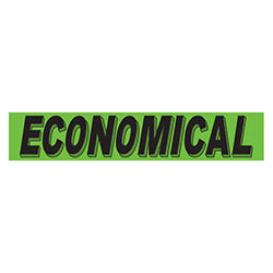 Flourescent Green & Black Slogan - Economical - Qty. 12 12 / PK