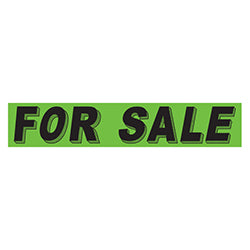 Flourescent Green & Black Slogan - For Sale - Qty. 12 12 / PK