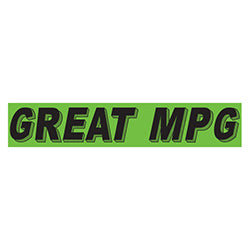 Flourescent Green & Black Slogan - Great MPG - Qty. 12 12 / PK