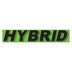 Flourescent Green & Black Slogan - Hybrid - Qty. 12 12 / PK