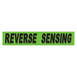 Flourescent Green & Black Slogan - Reverse Sensing - Qty. 12 12 / PK