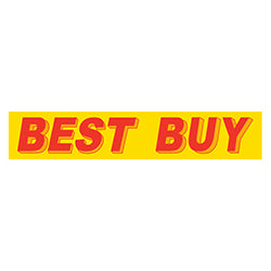 Yellow & Red Slogan - Best Buy 12 / PK