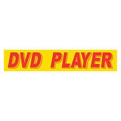 Yellow & Red Slogan - DVD Player 12 / PK