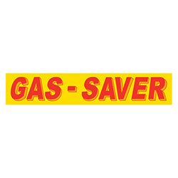 Yellow & Red Slogan - Gas Saver 12 / PK