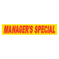 Yellow & Red Slogan - Manager's Special 12 / PK