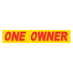 Yellow & Red Slogan - One Owner 12 / PK