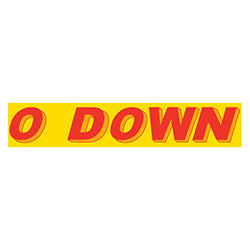 Yellow & Red Slogan - 0 Down - Qty. 12 12 / PK