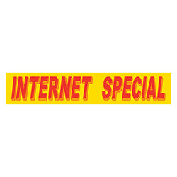 Yellow & Red Slogan - Internet Special - Qty. 12 12 / PK