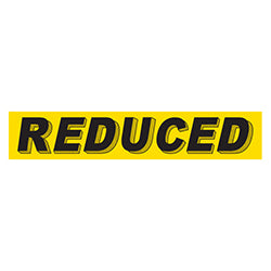 Yellow & Black Slogan - Reduced - Qty. 12 12 / PK