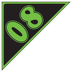 Window Sticker - Auto Angles - Green & Black - 2008 12 / PK