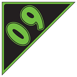 Window Sticker - Auto Angles - Green & Black - 2009 12 / PK