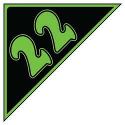 Window Sticker - Auto Angles - Green & Black - 2022 12 / PK