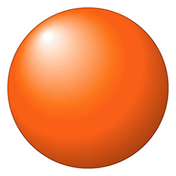 Reusable Balloon, 18" - METALLIC ORANGE 1 / BG