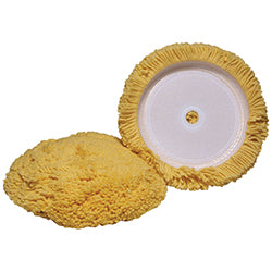 Velcro Yellow Wool Lt Cut Buff Pad 1 / EA