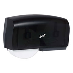 Essential Coreless Twin Jumbo Roll Tissue Dispenser, 20 x 6 x 11, Black