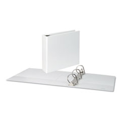 Slant D-Ring View Binder, 3 Rings, 3" Capacity, 11 x 8.5, White