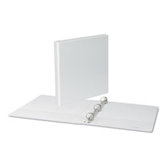 Slant D-Ring View Binder, 3 Rings, 1" Capacity, 11 x 8.5, White