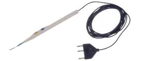 Olsen Monopolar Pencil, Button Switch, White w/Blade Electrode, 10 ft attached cord w/3-pronged plug, 10' (3.0m) Attached Cord w/ 3 Pronged Plug, Hand Activated, 6 in, 152 mm, Single Use, (50/bx)