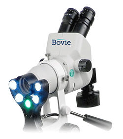 COLPO-MASTER II COLPOSCOPE MODEL CS-205 INCLUDES 45° BINOCULAR ZOOM WITH 0.3X LENS - 20X WIDEFIELD EYEPIECES - CENTER-POST WITH FIVE LEGGED BASE - EXTRA BRIGHT FIBER OPTICS - HANDLE BAR AND DUST COVER. LED ILLUMINATION. POWER INPUT 110V