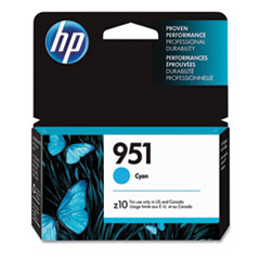 HP 951, (CN050AN) Cyan Original Ink Cartridge