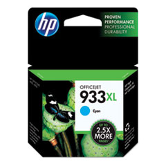 HP 933XL, (CN054AN) High-Yield Cyan Original Ink Cartridge