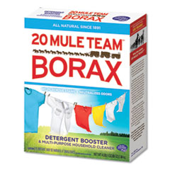 20 Mule Team Borax Laundry Booster, Powder, 4 lb Box, 6 Boxes/Carton