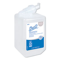 Essential Alcohol-Free Foam Hand Sanitizer, 1,000 mL Cassette, Unscented, 6/Carton