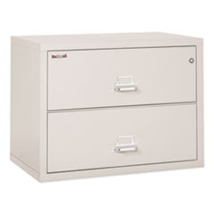 Insulated Lateral File, 2 Legal/Letter-Size File Drawers, Parchment, 37.5" x 22.13" x 27.75"