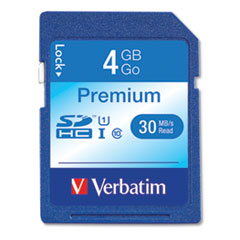 4GB Premium SDHC Memory Card, UHS-I U1 Class 10, Up to 30MB/s Read Speed