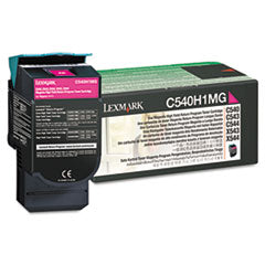 C540H1MG Return Program High-Yield Toner, 2,000 Page-Yield, Magenta