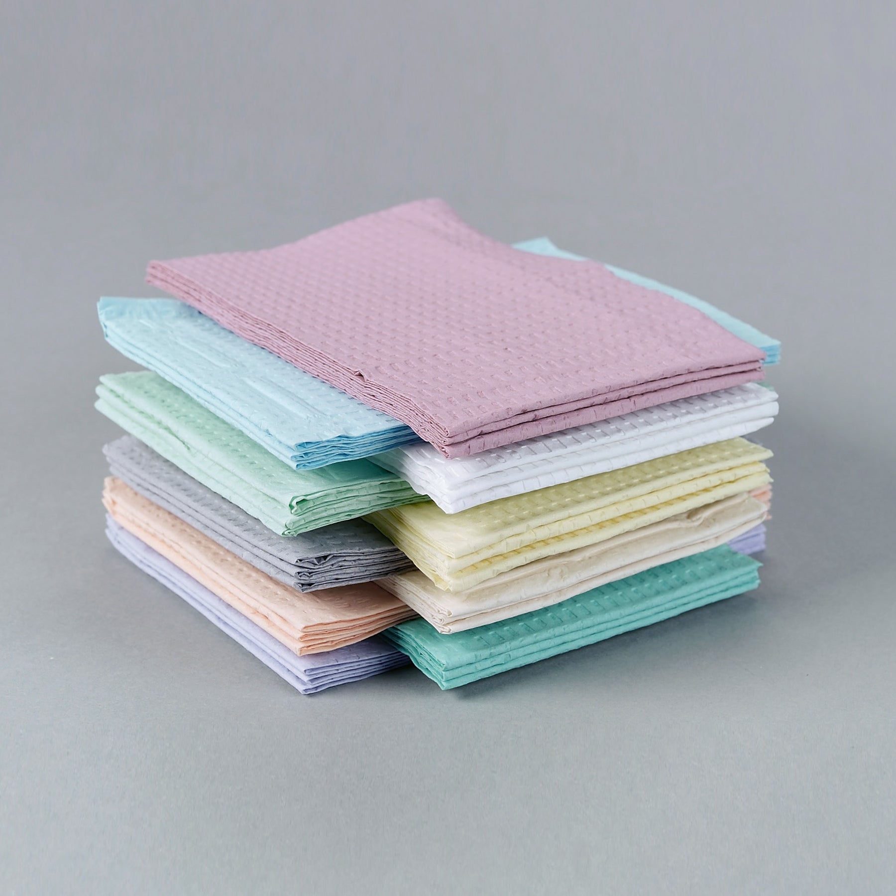 TIDI Choice Towels TIDI Toes Podiatry 2 Ply Tissue / Poly Waffle 13in x 18in 500 per Case