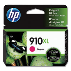 HP 910XL, (3YL63AN) High-Yield Magenta Original Ink Cartridge