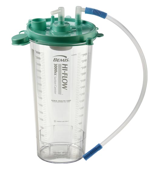 3000cc Hi-Flow Canister with Package of 36 Each 18" Connecting Tubes