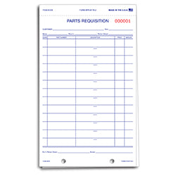 Parts Requisition Forms - PR-8178-2 250 / PK