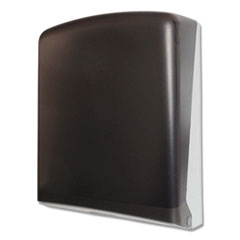 Folded Towel Dispenser, 11 x 4.5 x 14, Smoke