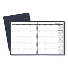 Monthly Planner, 11 x 9, Navy Cover, 15-Month (Jan to Mar): 2024 to 2025