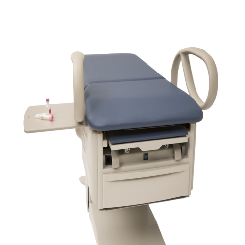 FLEX Access Exam Table - Pneumatic/Manual Back - 700 lb. Weight Capacity - Front Drawer Storage - 3 Year Warranty - Clamshell