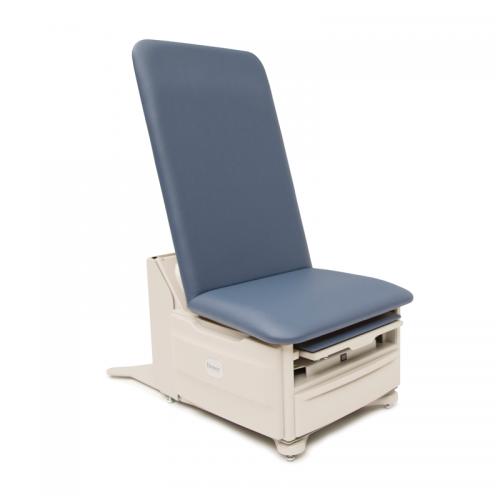 FLEX Access Exam Table, Pneumatic/Manual Back - 700 lb. Weight Capacity, Front Drawer Storage, 3 Year Warranty - Tapestry Red