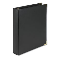 Classic Collection Ring Binder, 3 Rings, 1.5" Capacity, 11 x 8.5, Black