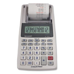 EL-1611V Printing Calculator, Black/Red Print, 2 Lines/Sec