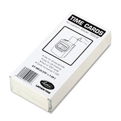 Time Clock Cards for Lathem Time 7000E, Two Sides, 3.5 x 7.25, 100/Pack