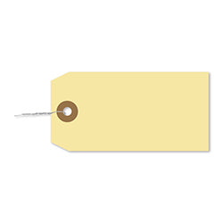 Manila Tags with Wire Inserted - TWW-4 1000 / BX