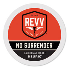 NO SURRENDER K-Cup, Dark Roast, K-Cup, 24/Box