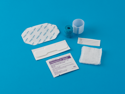 Sterile I.V. Start Kit with TegadermDressing & ChloraPrepâ Seppâ  Applicator