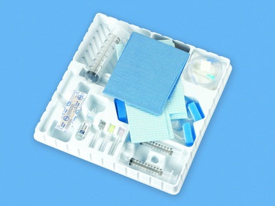 Sterile Safety Arthrogram Tray