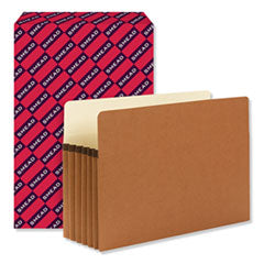 Redrope Drop Front File Pockets, 5.25" Expansion, Legal Size, Redrope, 50/Box